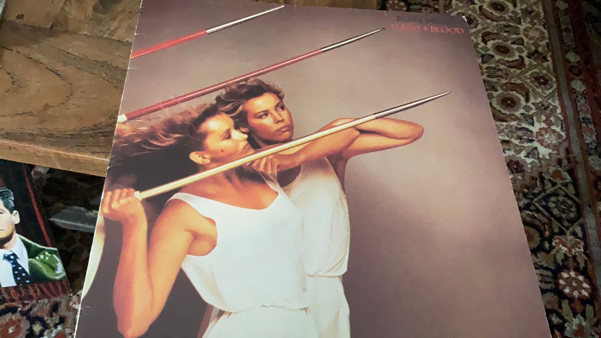 Roxy Music. Flesh + Blood, Cd's en Dvd's, Vinyl | Rock, Ophalen of Verzenden, Zo goed als nieuw, Overige formaten, Poprock