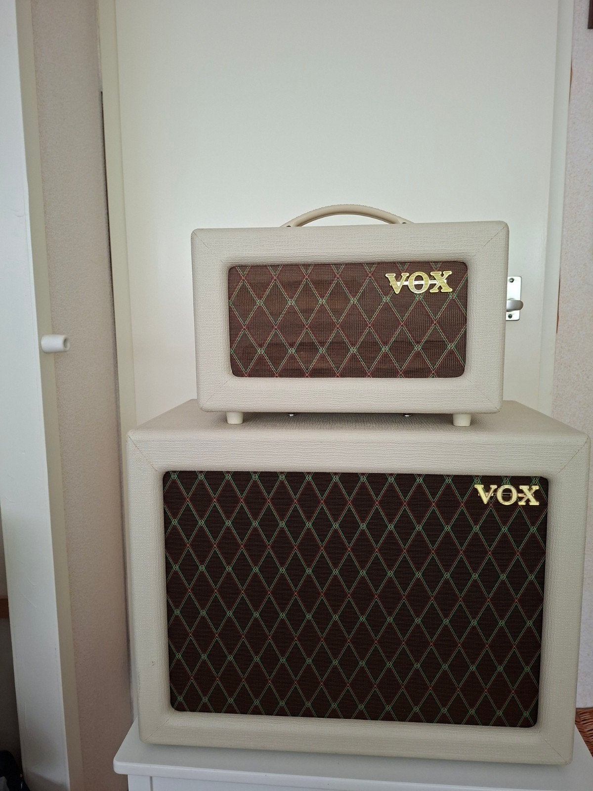 Vox AC4TVH buizenversterker met V112TV speakerkast, Ophalen of Verzenden, Zo goed als nieuw, Gitaar, Minder dan 50 watt