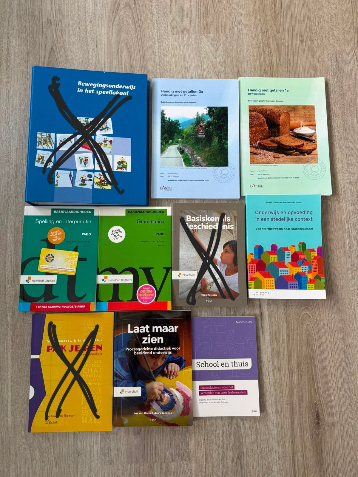 Pabo boeken: Bewegingsonderwijs, Geschiedenis, Taal, Rekenen, Boeken, Ophalen of Verzenden, Zo goed als nieuw, Overige niveaus