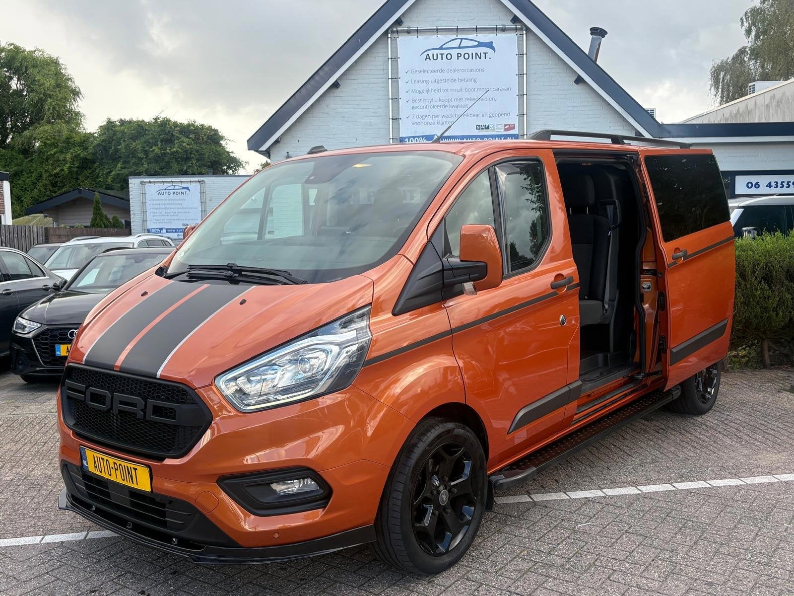 Ford Transit Custom 2.0 TDCI RAPTOR-SPORT/LANG/2XSCHUIFDEUR/, 15 km/l, 1850 kg, Leder, Bedrijf