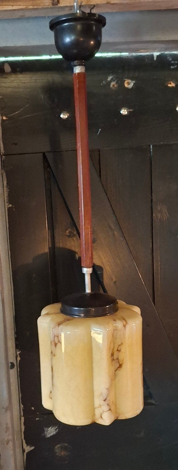Prachtige Art Deco hanglamp, Ophalen of Verzenden