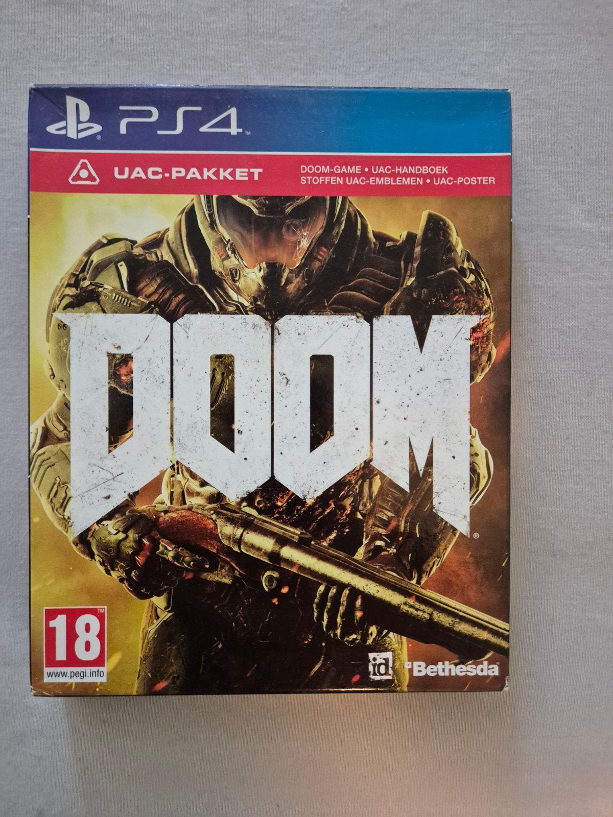 DOOM UAC-Pakket PS4 - Actievolle Shooter, Ophalen of Verzenden