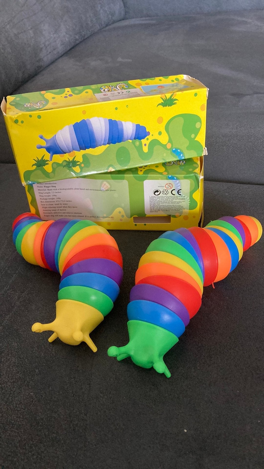 NIEUW Fidget toy Finger Slug stress verlagend sensorisch, Ophalen of Verzenden, Nieuw