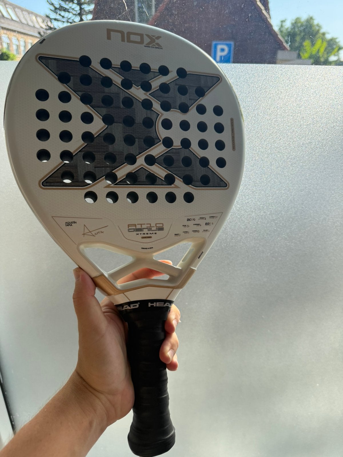 NOX AT10 Genius 12K Xtrem By Agustin Tapia 2026 Padelracket, Ophalen of Verzenden, Zo goed als nieuw