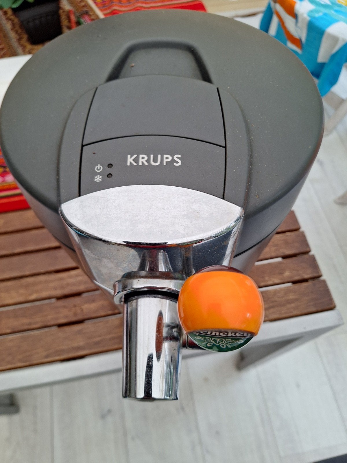 Krups Biertap FSB441/3W0 - Perfect voor thuisgebruik, Witgoed en Apparatuur, Ophalen, Gebruikt, Krups