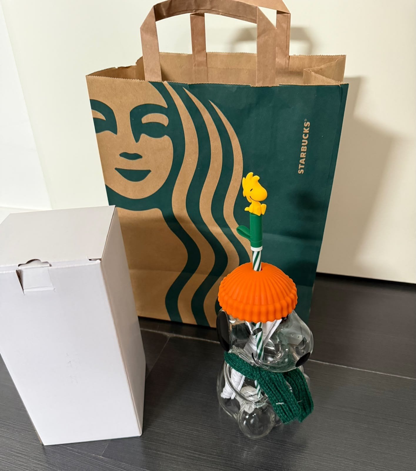 Glazen drinkbeker Snoopy Starbucks limited edition, Ophalen, Nieuw
