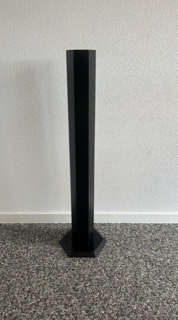 Strakke Zwarte Naadloze Sokkel Pilaar Kolom op maat 90cm, Ophalen of Verzenden, Nieuw