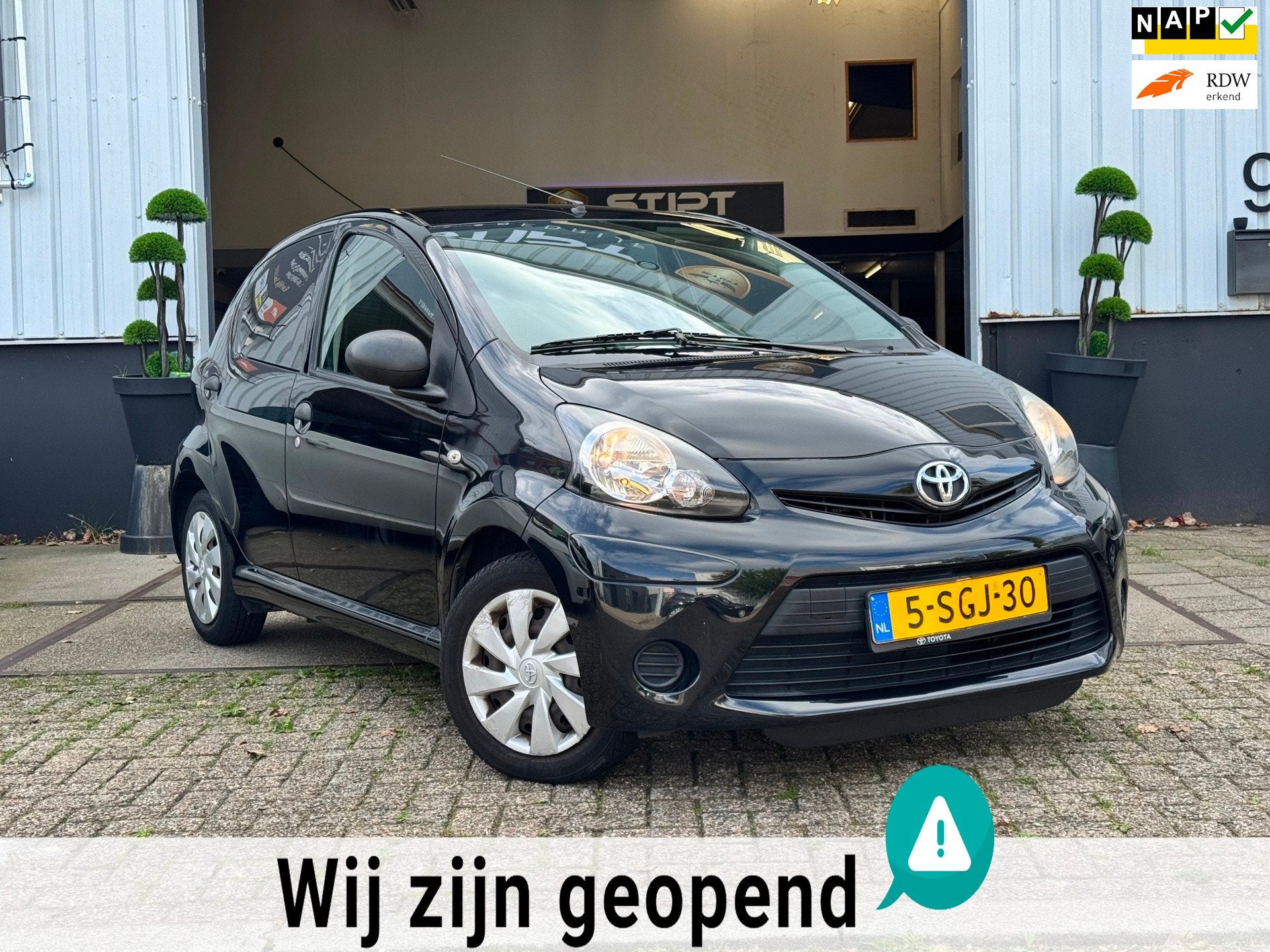 Toyota Aygo 1.0 | VVT-i | CARPLAY | 2013 | LAGE KM | NAP | A, Auto's, Voorwielaandrijving, Euro 5, Stof, Gebruikt