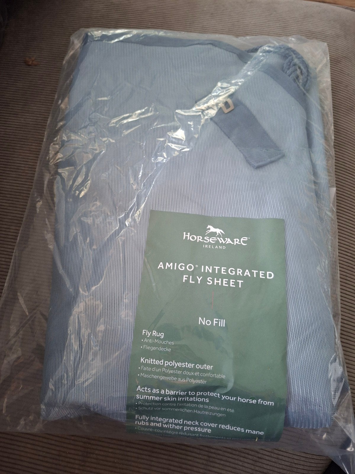 Horseware amigo vliegendeken 6.3, Dieren en Toebehoren, Nieuw, Ophalen of Verzenden, Overige maten, Blauw