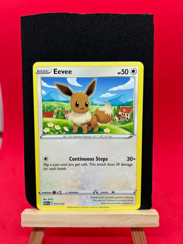 Eevee 013/015 McDonalds Promo Pokémon Card, Ophalen of Verzenden, Zo goed als nieuw