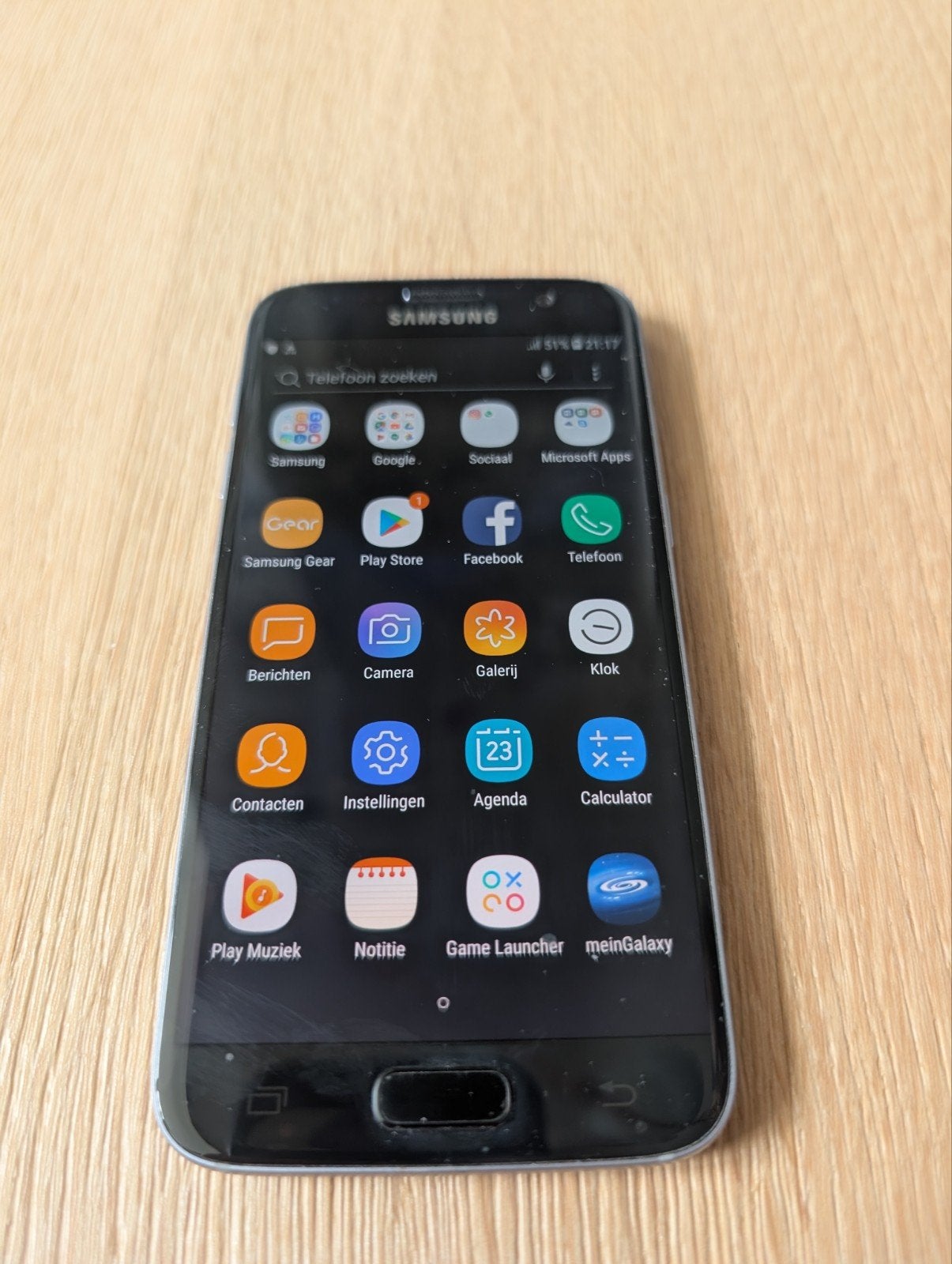 Samsung Galaxy S7 32GB, 32 GB, Ophalen of Verzenden, Zwart