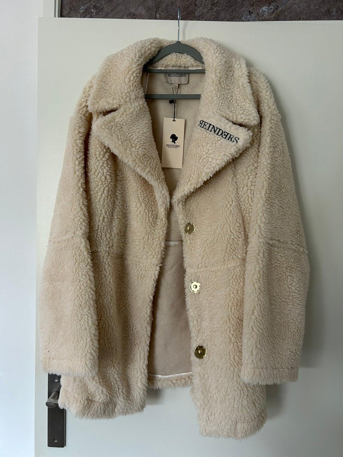 Reinders Teddy Jas Nieuw met Prijskaartje - Maat L/40, Ophalen of Verzenden, Nieuw, Maat 38/40 (M), Beige