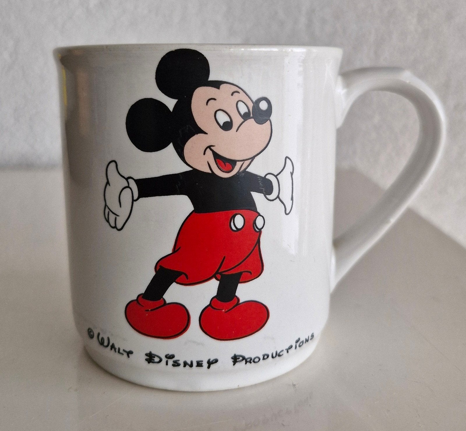 Beker Mickey Mouse, Huis en Inrichting, Keuken | Servies, Zo goed als nieuw, Kop(pen) en/of Schotel(s), Overige stijlen, Ophalen of Verzenden