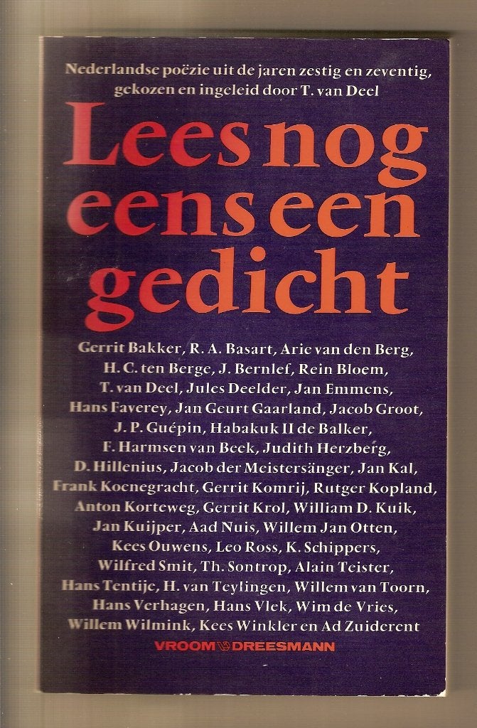 Lees nog eens een gedicht, Boeken, Ophalen of Verzenden, Gelezen