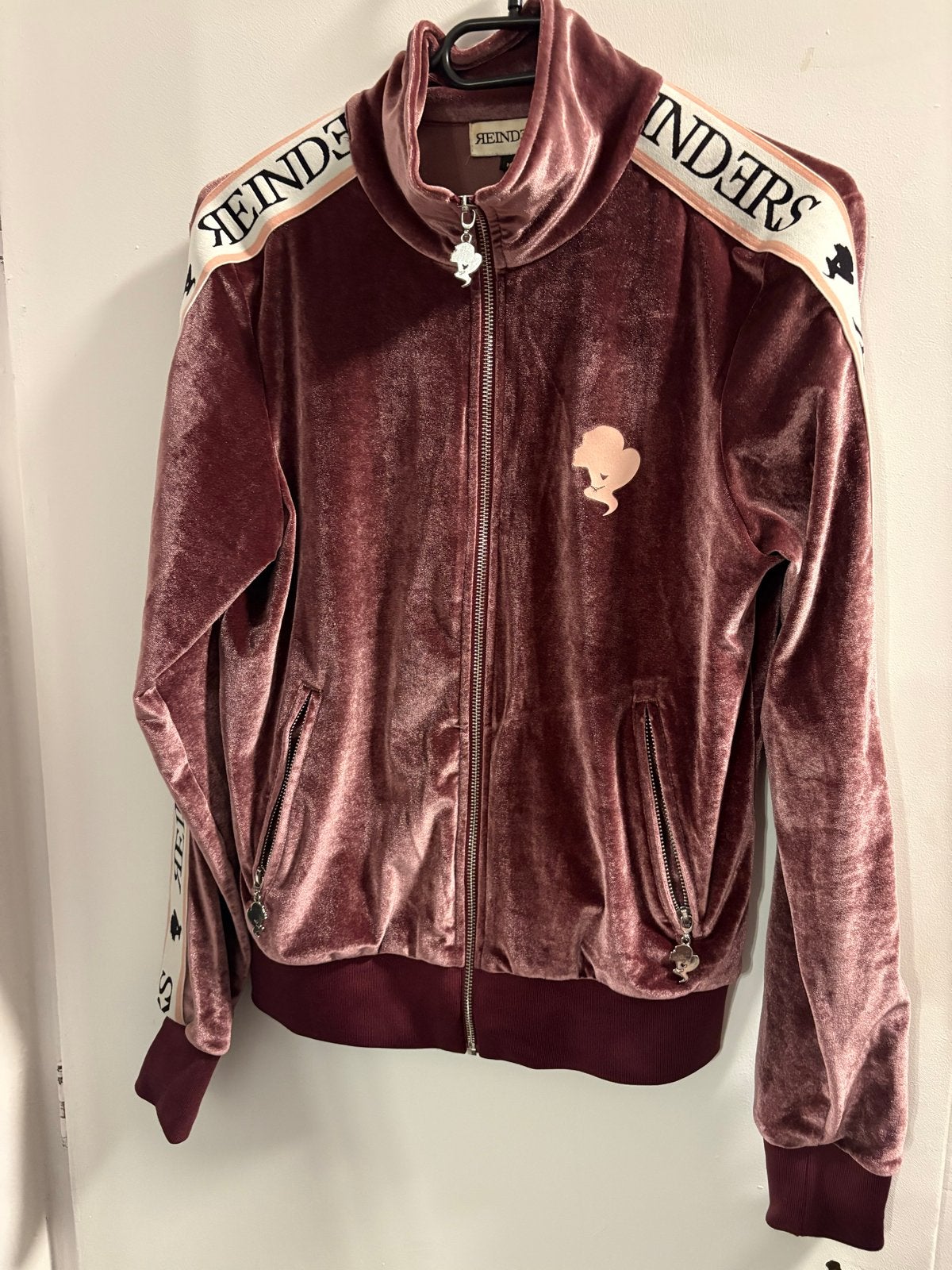 Reinders fluwelen vest - Maat M, Ophalen of Verzenden, Zo goed als nieuw, Maat 38/40 (M), Roze