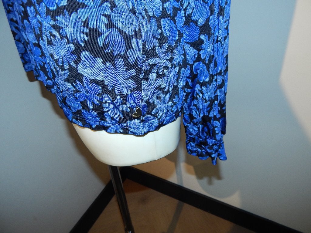 Fabienne Chapot kolletje vorstelijk blauwe bloemen L, Maat 42/44 (L), Zo goed als nieuw, Fabienne Chapot, Lange mouw