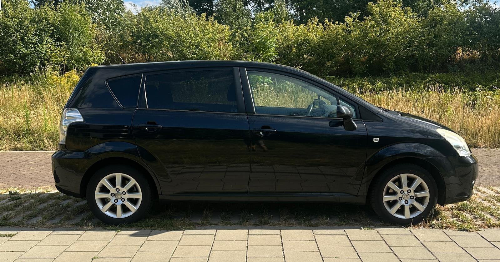 Toyota Corolla Verso VVT-i Dynamic. 5 P 2007  nieuwe apk, Metallic lak, 4 cilinders, Overige bekleding, Zwart