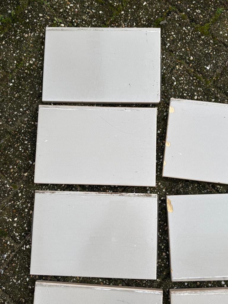 Mosa tegels grijs, Doe-het-zelf en Verbouw, Tegels, Ophalen, Minder dan 5 m², Vloertegels, 60 cm of meer