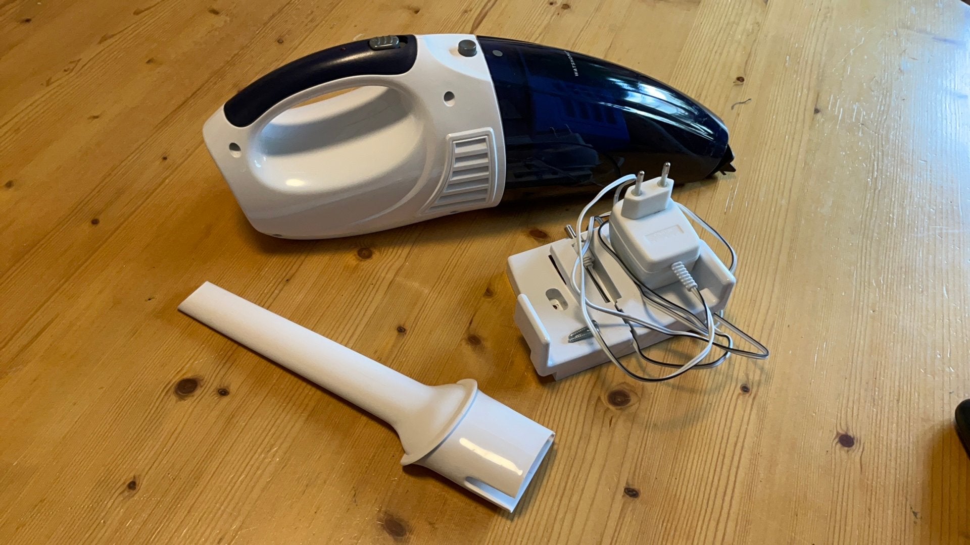 Handige kruimeldief met oplaadstation, Ophalen, Gebruikt, Kruimeldief, Draadloos
