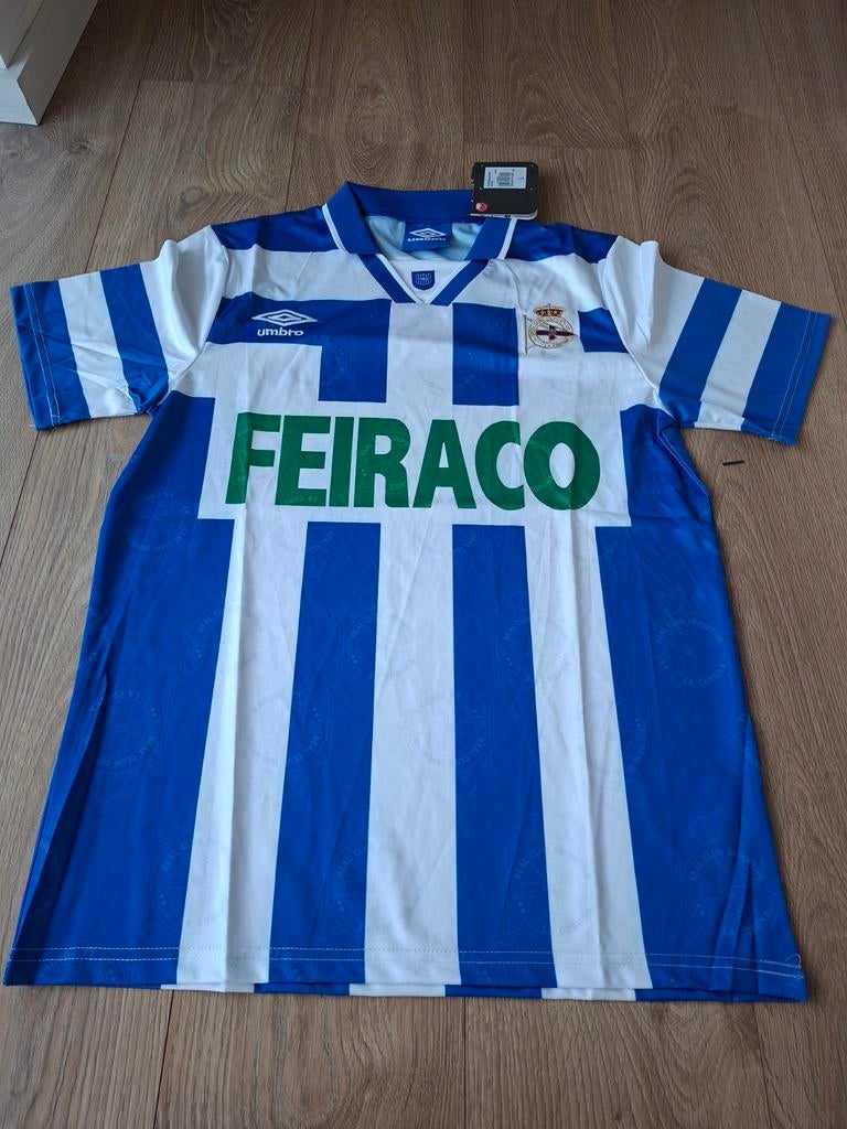 Deportivo de la Coruña Thuisshirt Feiraco, Maat XL, Ophalen of Verzenden, Nieuw, Shirt