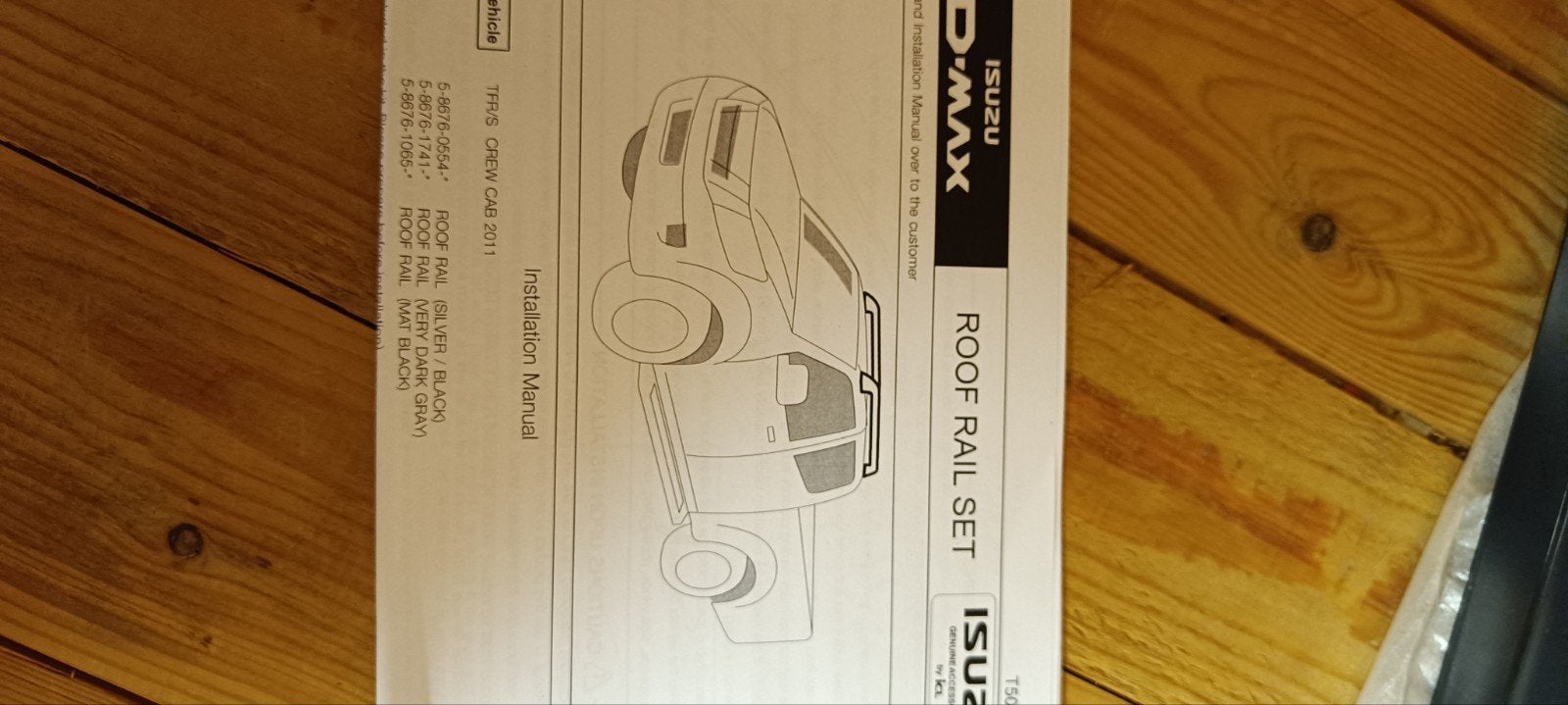 Isuzu Dmax dakrail bestuurderskant, Ophalen, Nieuw