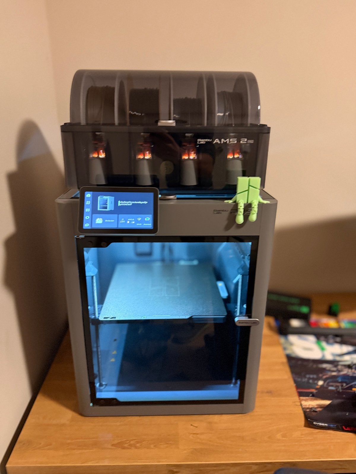 Bambu Lab P2S 3D-printer met AMS 2 Pro, Computers en Software, Ingebouwde Wi-Fi, Ophalen of Verzenden, Zo goed als nieuw, Filament