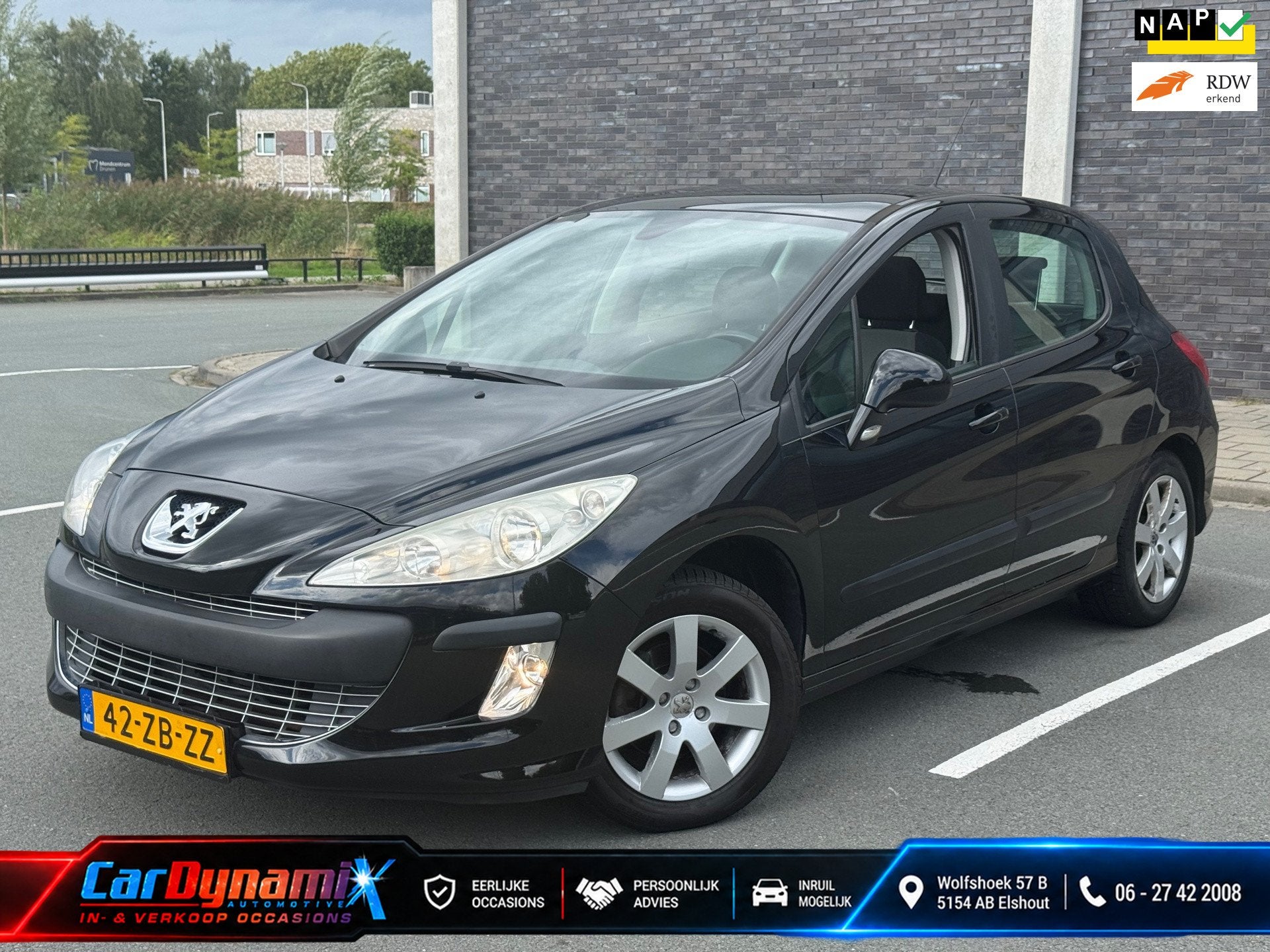 Peugeot 308 1.6 VTi XS | LMV | Panodak | Nwe APK | Airco | N, Voorwielaandrijving, 15 km/l, 680 kg, 4 cilinders
