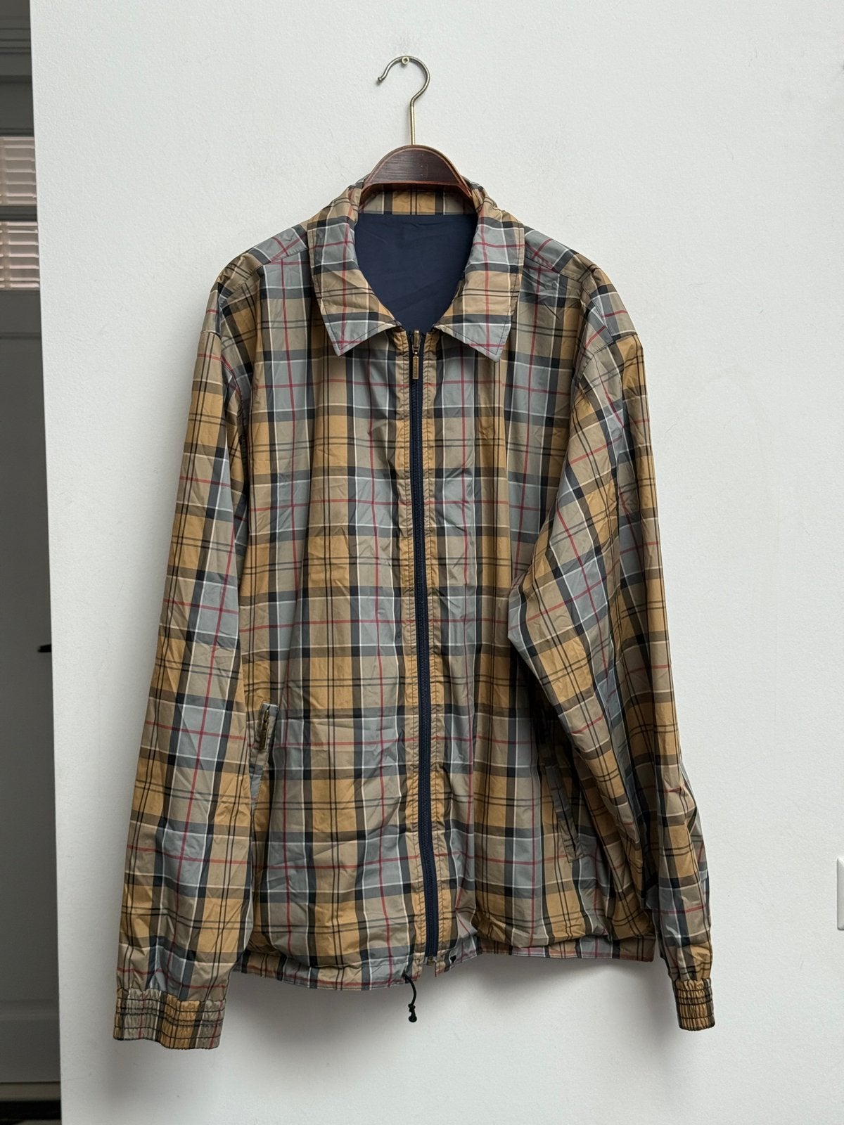 Barbour Reversible Navy en Tartan Jas Maat XXL, Barbour, Meerkleurig, Overige maten, Ophalen of Verzenden