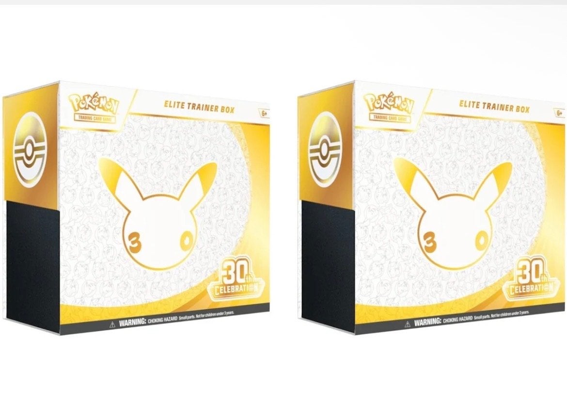 Pokémon 30th Anniversary Elite Trainer Box (5 stuks), Ophalen of Verzenden, Nieuw, Overige typen