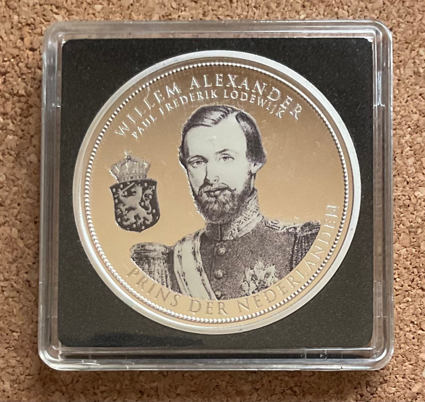 Penning - WILLEM ALEXANDER PAUL FREDERIK LODEWIJK 1817-1890, Postzegels en Munten, Ophalen of Verzenden, Overige materialen, Nederland