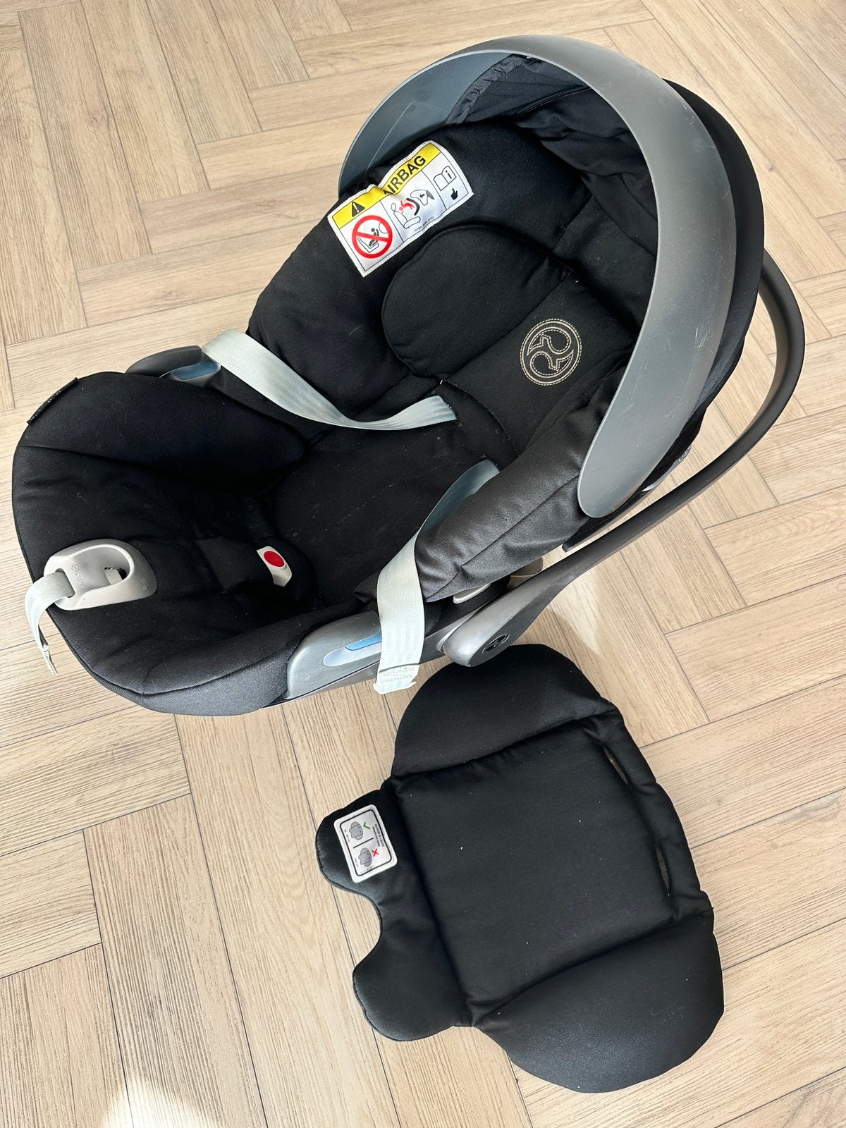 Cybex Cloud T-Size met newborn Inlay, Slaapstand, Zo goed als nieuw, Isofix, 0 t/m 13 kg