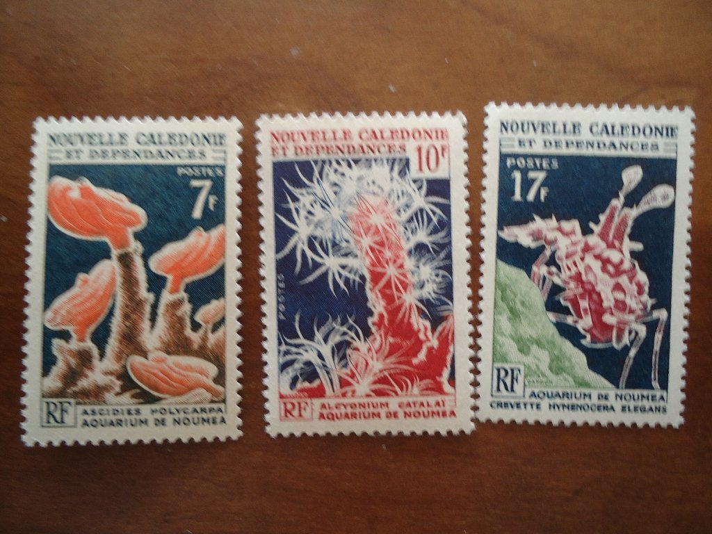Koraal Nieuw Caledonië 1964, mi. 402-04 postfris, Ophalen of Verzenden, Postfris, Dier of Natuur