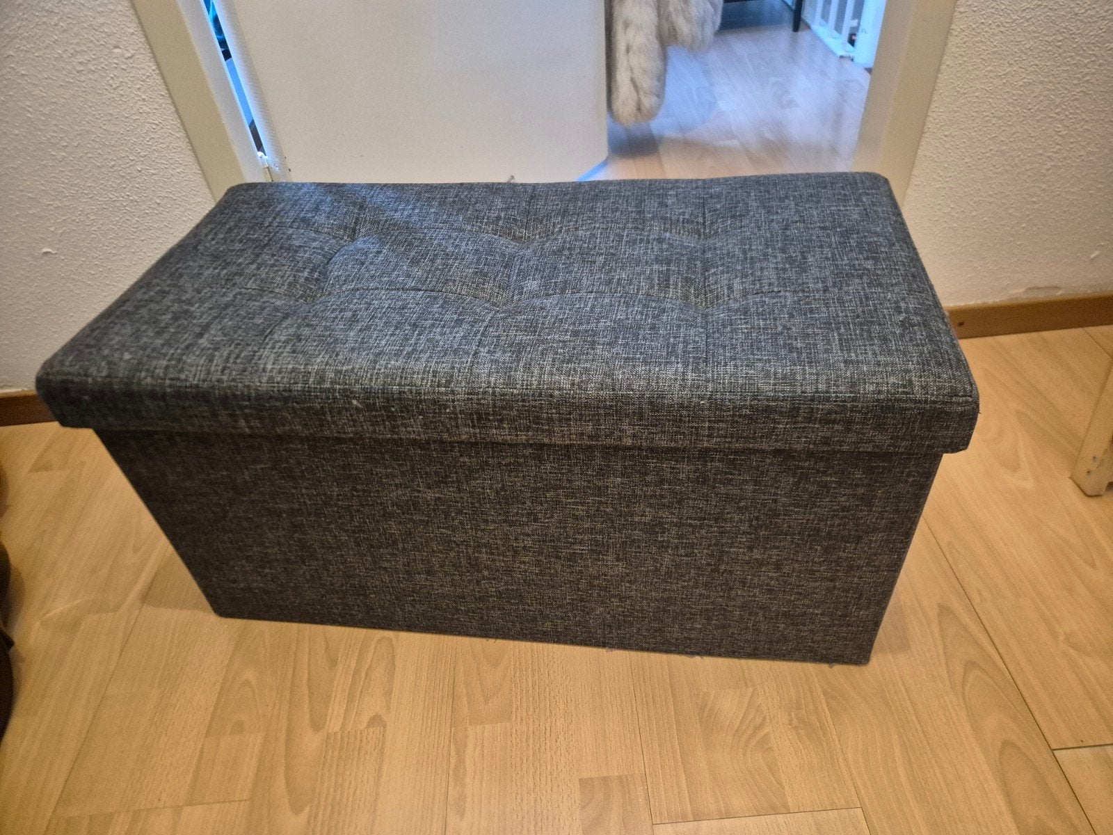 2 opvouwbare opbergbankjes/ boxen, Overige materialen, Gebruikt, Minder dan 50 cm, Ophalen of Verzenden