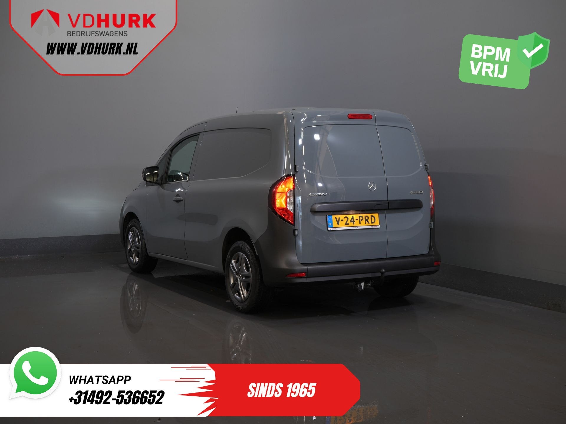 Mercedes-Benz Citan 110 CDI Aut. Stoelverw/ Carplay/ Cruise/, Auto's, Bestelauto's, Stof, Gebruikt, 4 cilinders, Bedrijf