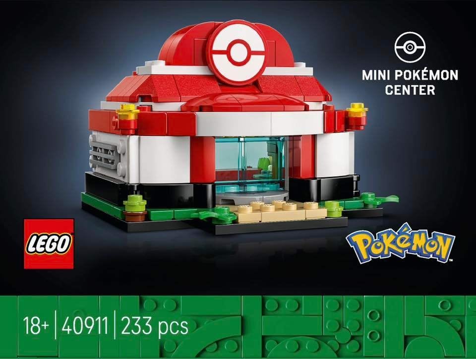 Lego 40911 Mini Pokémon Center - Nieuw & Ongeopend, Overige thema's, Nieuw, Ophalen of Verzenden, Complete set