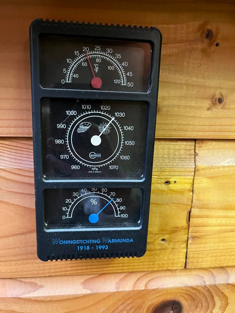 Temperatuur meter, Ophalen, Gebruikt, Weerstation