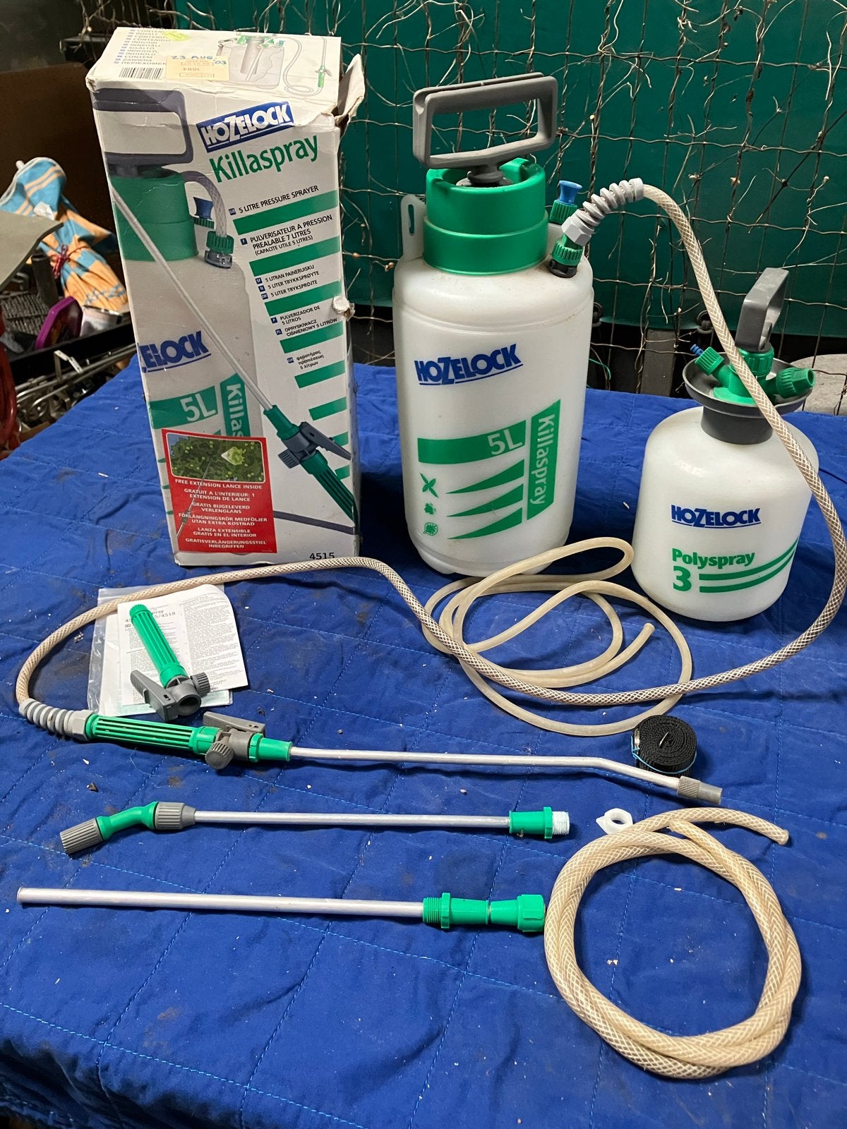 Hozelock Killapsray & Polyspray Drukspuiten - 5L & 3L, Ophalen of Verzenden, Gebruikt, Overige typen
