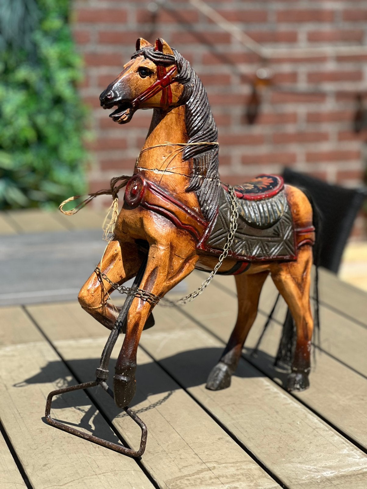Antiek Driewielerpaard/Velocipede–Zwaar Composiet – ca. 1900, Antiek en Kunst, Ophalen