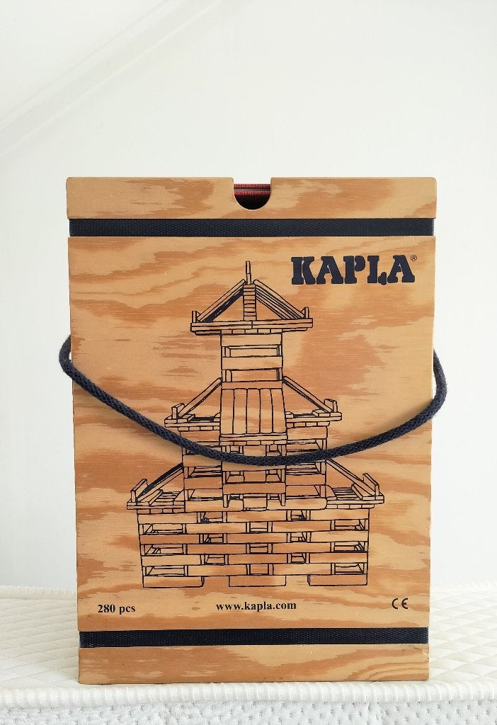 KAPLA houten box + art book, Ophalen, Zo goed als nieuw, Overige typen