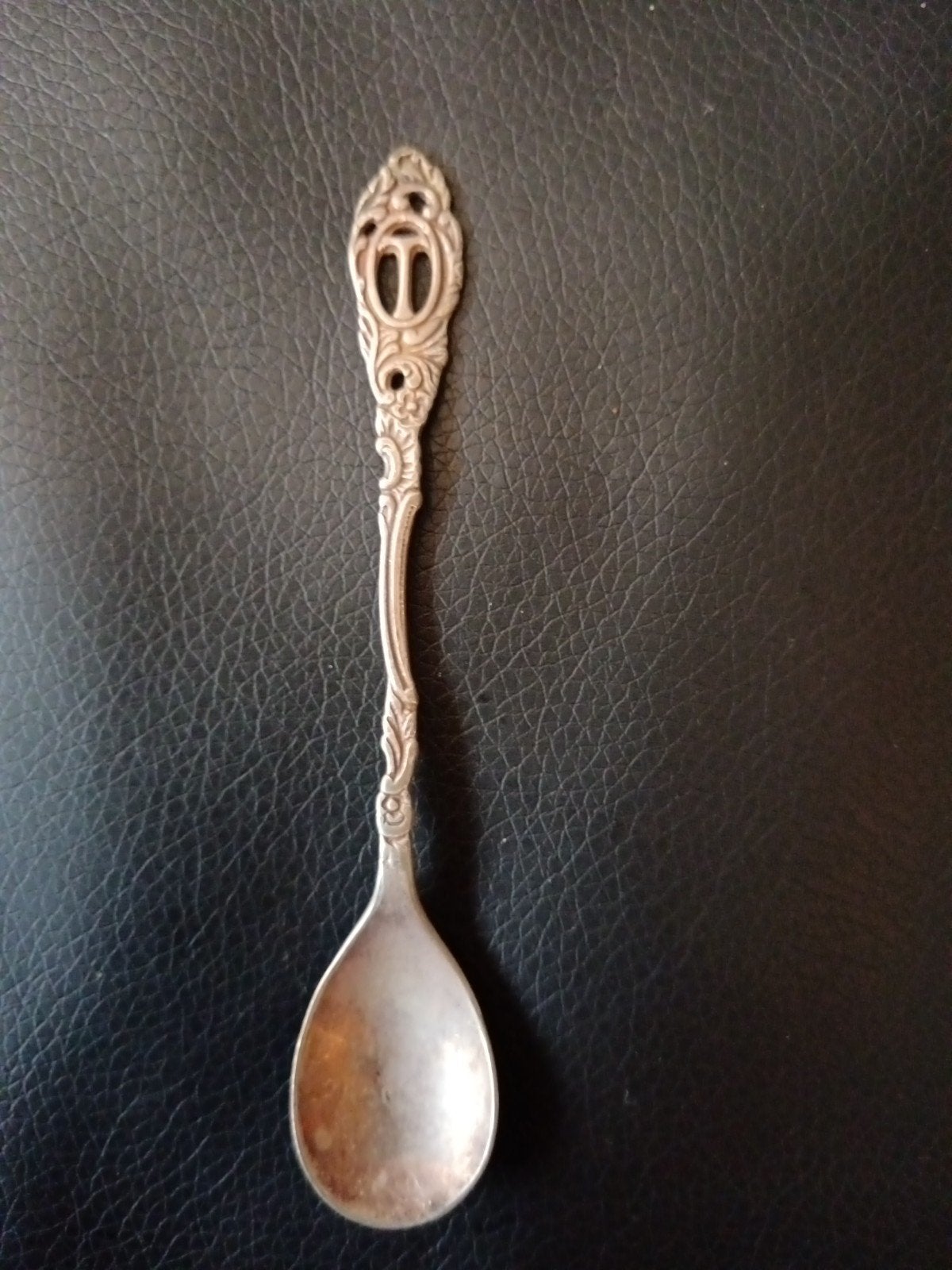 Gero Zilvium 90 model 635 Oud Hollands theelepeltje T, Antiek en Kunst, Antiek | Bestek, Ophalen of Verzenden