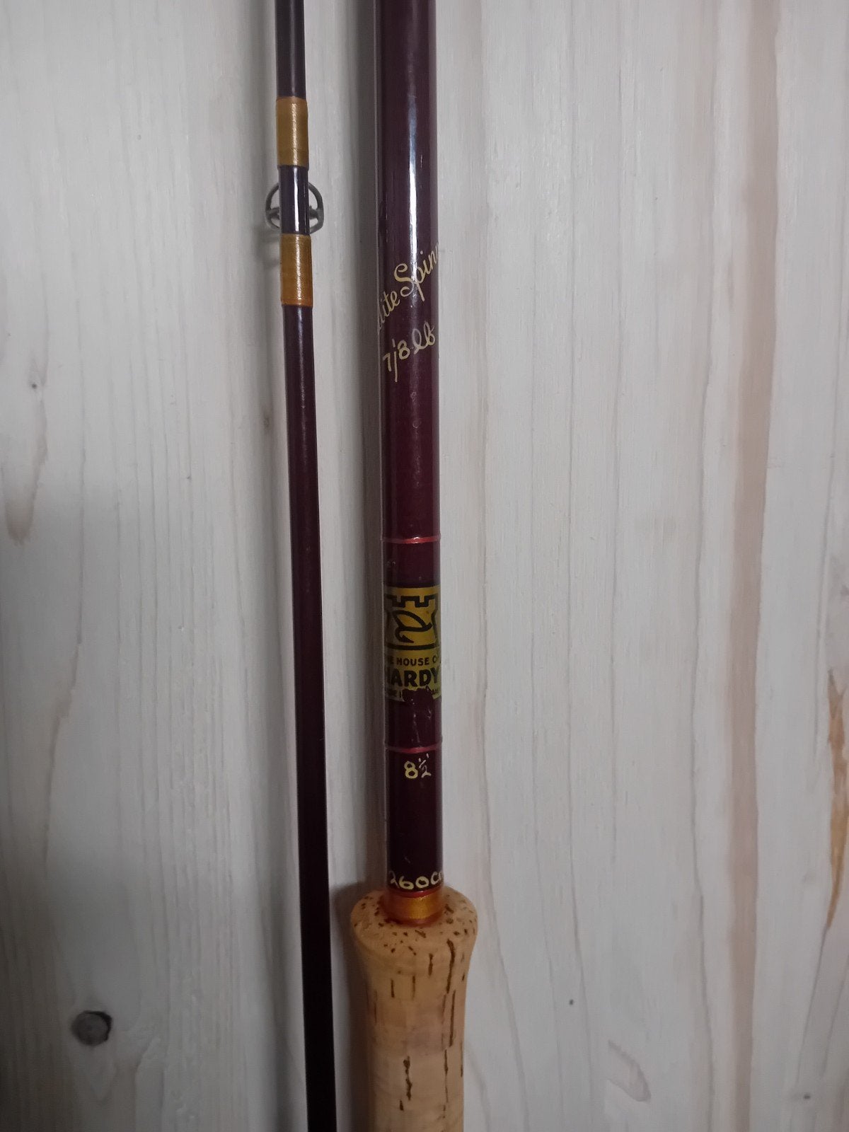 House of Hardy Spinhengel snoekbaars 8½' (7/8 lb), Ophalen, Gebruikt, Werphengel