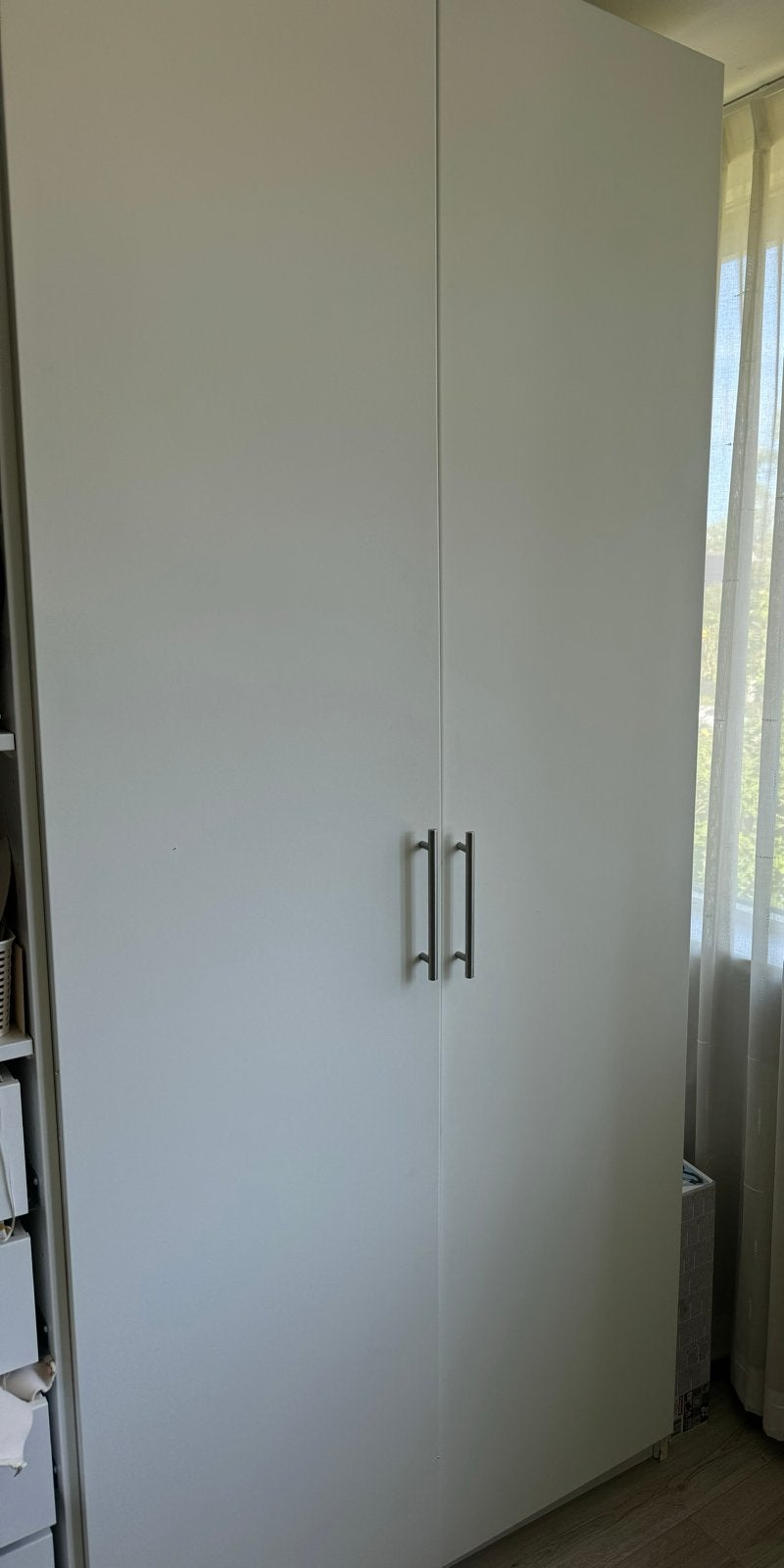 2x Forsand Witte Pax Kastdeuren incl. Handgrepen, Ophalen, Overige materialen, Gebruikt, 200 cm of meer