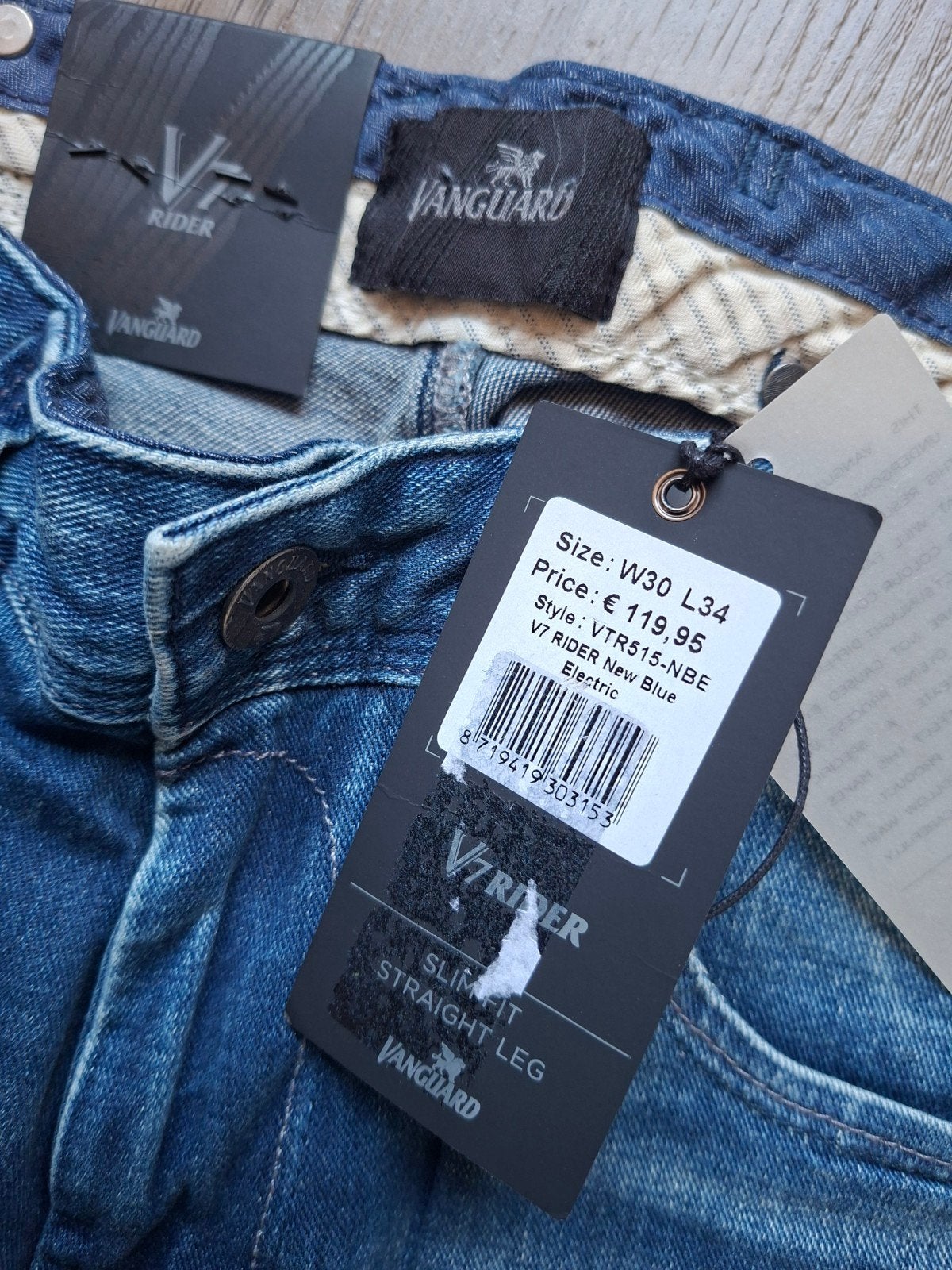 VANGUARD V7 Rider jeans W30 L34, Blauw, Nieuw, W32 (confectie 46) of kleiner, Ophalen of Verzenden