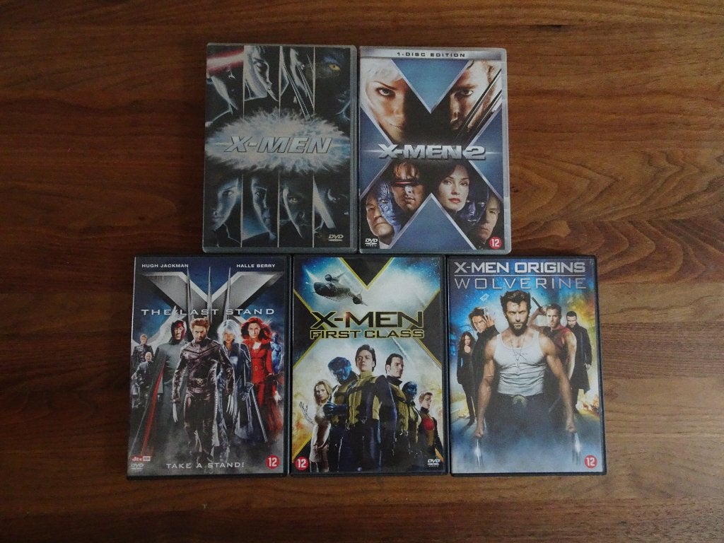 X-Men Dvds deel 1-5, Cd's en Dvd's, Vanaf 12 jaar, Ophalen of Verzenden, Gebruikt