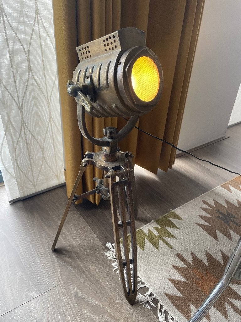 Lamp vloer industrieel, Ophalen, Zo goed als nieuw, Minder dan 100 cm, Metaal