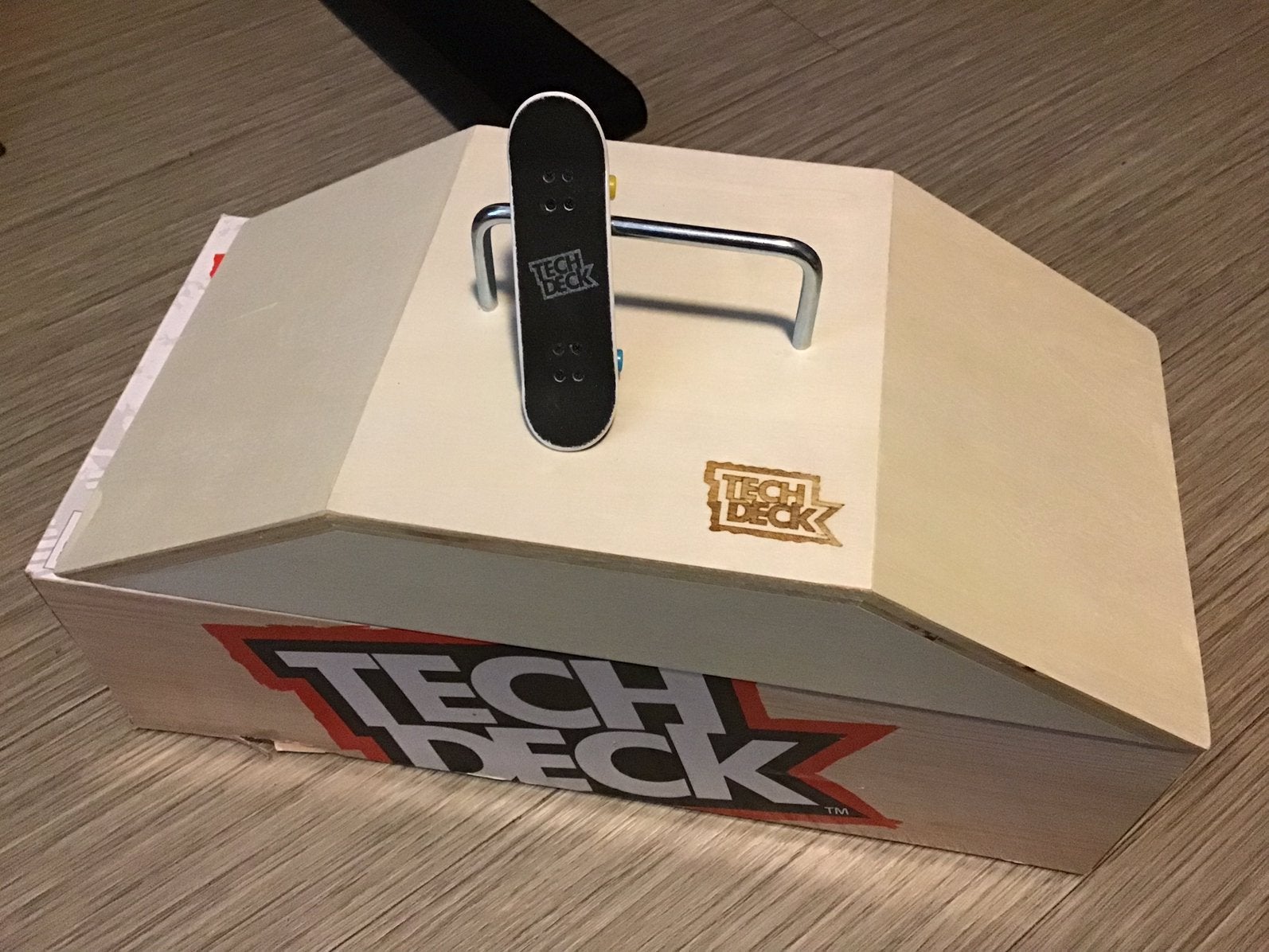 Tech Deck Fingerskateboard Set, Sport en Fitness, Skateboarden, Ophalen, Zo goed als nieuw, Skateboard