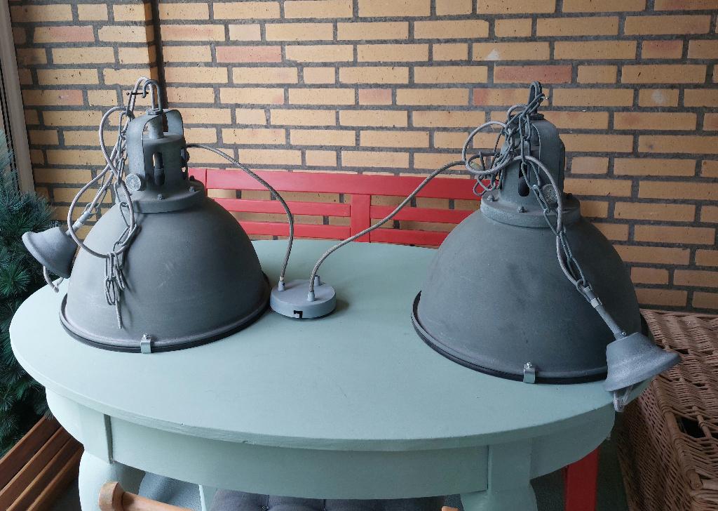 hanglampen, Huis en Inrichting, Lampen | Hanglampen, Ophalen, Zo goed als nieuw, Glas, Minder dan 50 cm