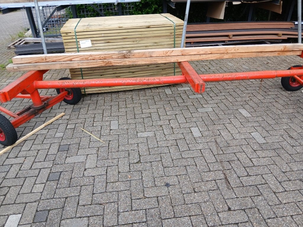 2 Douglas balken 7,5x17,5 cm 400cm, Ophalen, Zo goed als nieuw, 250 cm of meer, Balken