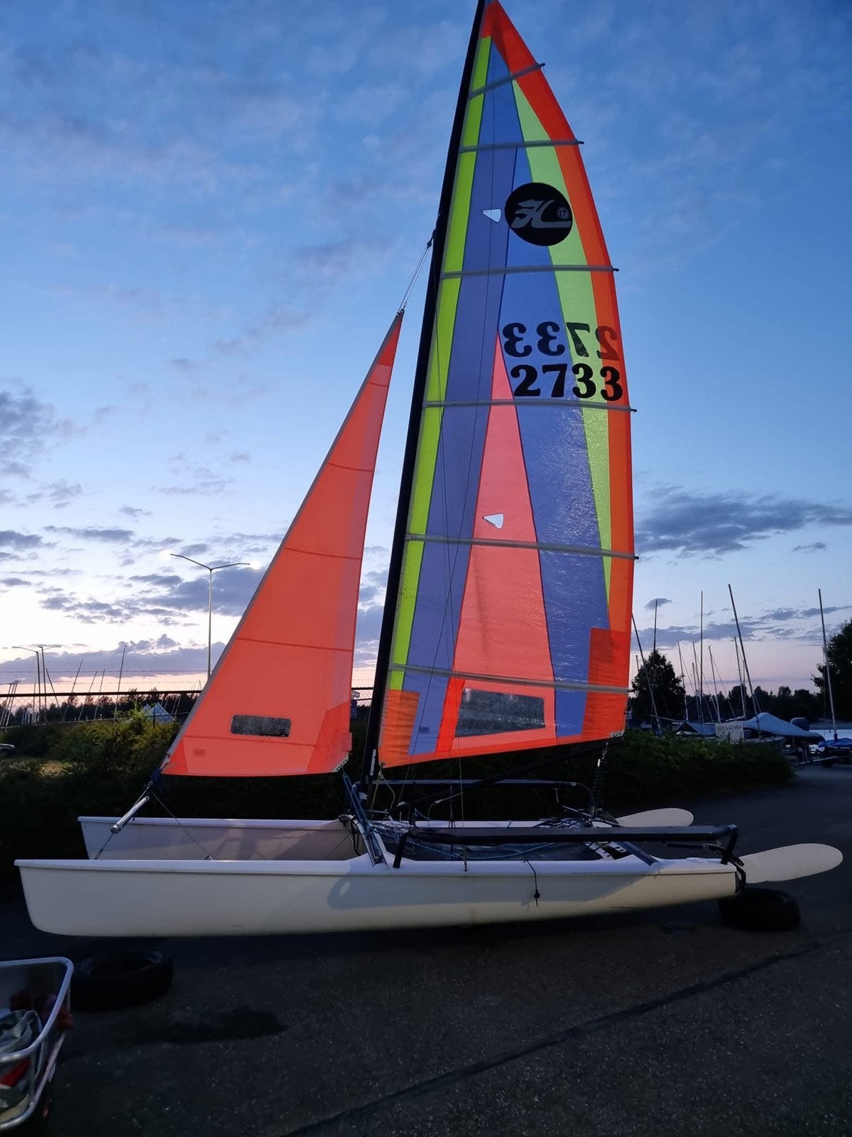 Hobie cat 17, Ophalen, Hobie