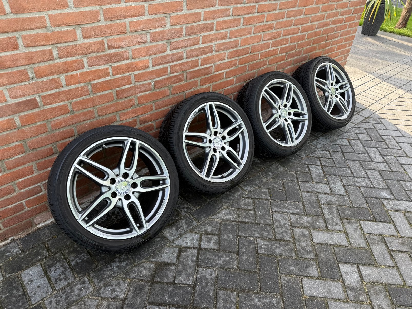 Merceders A-B CLA klasse AMG Velgen 18 inch 5x112, Auto-onderdelen, Banden en Velgen, Banden en Velgen, All Season, 18 inch, 225 mm